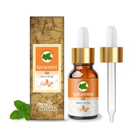 Crysalis Spearmint (Mentha Spicata) Oil |100% Pure & Natural Undiluted Essential Oil Organic Standard Spearmint Antioxidant Oil Reduces Fine Lines & Skin Imperfections,Reduce Breakouts -30ml Dropper
