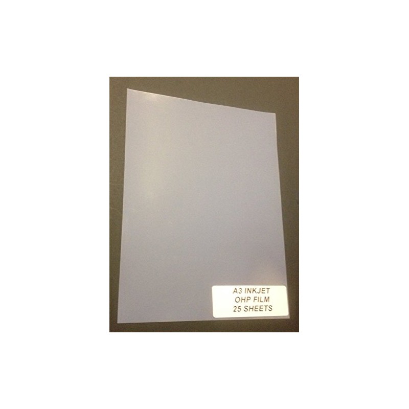A3 Inkjet OHP Acetate Film 100 Micron 25 Sheets