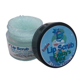 Diva Stuff Ultra Hydrating Lip Scrub for Soft Lips, Gentle Exfoliation, Moisturizer & Conditioner, Frosty's Mint – ¼ oz (Made in the USA)