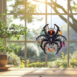 Spider Ornament, Spider Decor Christmas Tree, Spider Lovers Gift, Acrylic Spider Ornament Christmas Decorations