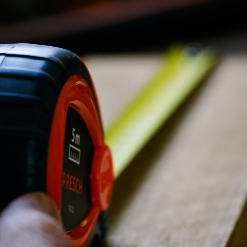 Presch Tape Measure 5m - Robust Professional Measuring Tape 5m