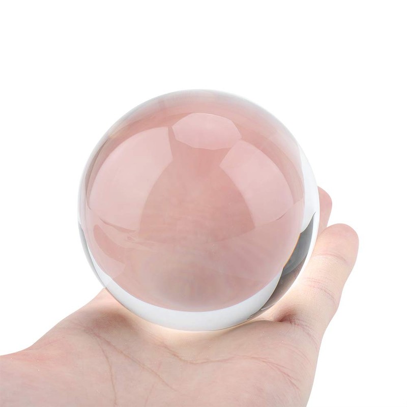 80mm Crystal Glass Ball Sphere Feng Shui Home Office Decor