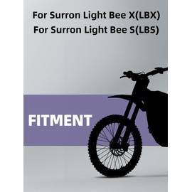 BAOUFF Tail Light Bracket Holder for Surron Light Bee,CNC Aluminum 6061 Mototcycle License Plate Bracket for Dirt Bike Sur Ron Light Bee X(LBX) and S(LBS)-Purple
