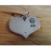 Wholesale Charms Sterling Silver 17x21mm 4 gram heavy Bridesmaid Heart