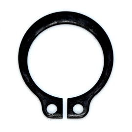 LVINAS "Φ20" "Inner Diameter 18.5mm" Shaft C Tomawa 10 Pcs Domestic Snap Ring for Shaft [Spring Steel Material/Phosphate Coating Treatment] Hardness "HRC44-53" (Φ20) (Φ25)
