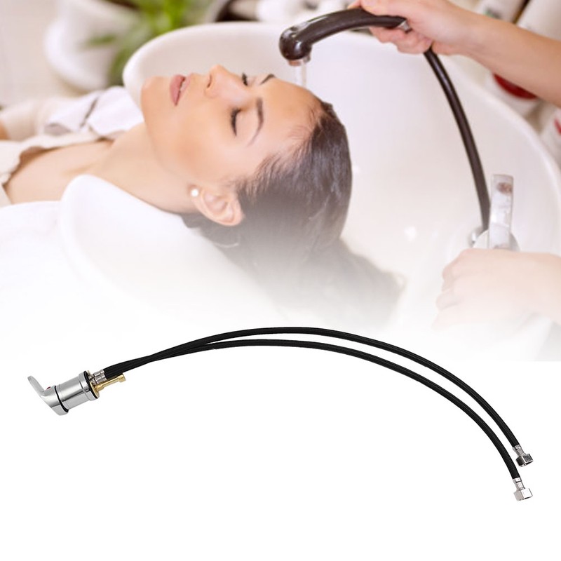Hair Salon Shampoo Basin Hot Cold Double Control Faucet Switches