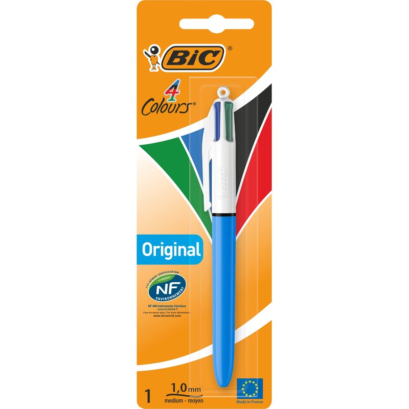 BIC 4 Colours Original Ballpoint Pen Medium Point (1.0 mm)