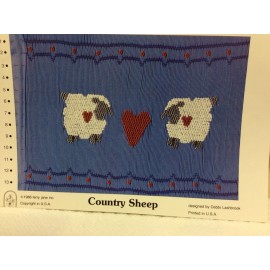 TERRY JANE SMOCKING PLATE #168- COUNTRY SHEEP