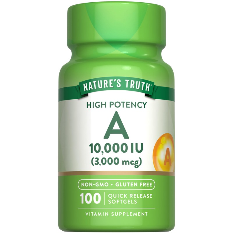 Nature's Truth Vitamin A 10000 IU Softgels | 100 Count