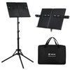 Vekkia Music Stand - Lightweight and Portable, Adjustable Panel Extension