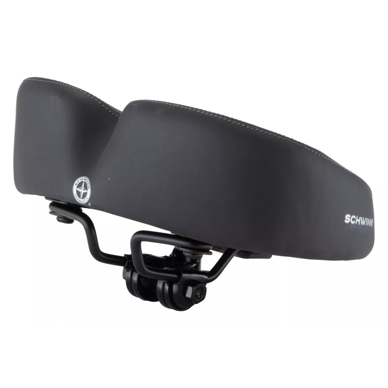 Schwinn Vinyl Beach Cruiser Large Noseless Saddle Bicycle Seat Black