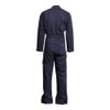 LAPCO CVIN9NY-2XL-LONG Heavy Duty Flame Resistant Contractor Coverall, Navy, 2X-Large,