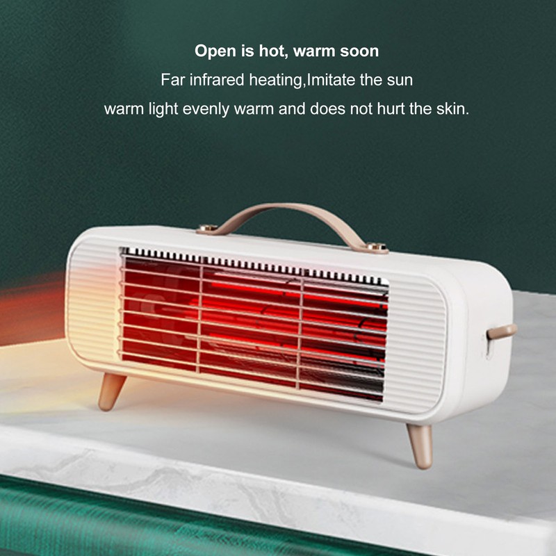 Space Heater Fast Heating Compact Portable Versatile Desk Heater for