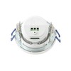 Huber Motion Movement Sensor 360°, White, Flush-Mounted, Concealed, Energy Efficient