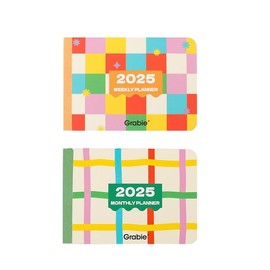 Grabie 2-IN-1 2025 Monthly & Weekly Planner