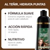Shampoo para Canas 3 en 1, Shampoo Tinte Instantaneo Cubre