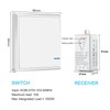 NineLeaf Wireless Light Switch with Remote Control Switch with Receiver