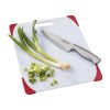Non-Slip Reversible Cutting Board Poly W/ Handle Dishwasher Safe Kitchen