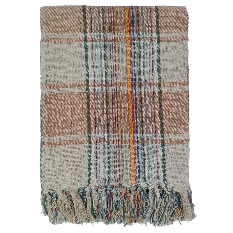 Olivia Rocco Recycled Picnic Blanket Check Stripe Design Super Soft