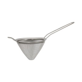 Argon Tableware Stainless Steel Conical Strainer - 10cm - 1x Professional Fine Mesh Metal Kitchen Cocktail Tea Soup Cooking Chinois Sieve