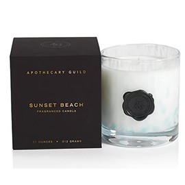 Zodax-Apothecary Guild Opal Glass Candle Jar in Gift Box (Sunset Beach)