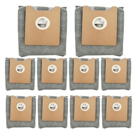 Replacement Dust Bags for Eufy Clean G35+ / G40+ / G40 Hybrid+ Auto-Empty Station Vacuum Bag, 4 Layer Filtration System with Activated Carbon (10 Pack)