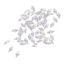 minkissy 50pcs Sparkling Flatback Crystal Charms for Glamorous Manicure Designs Durable Nail Art Accessories