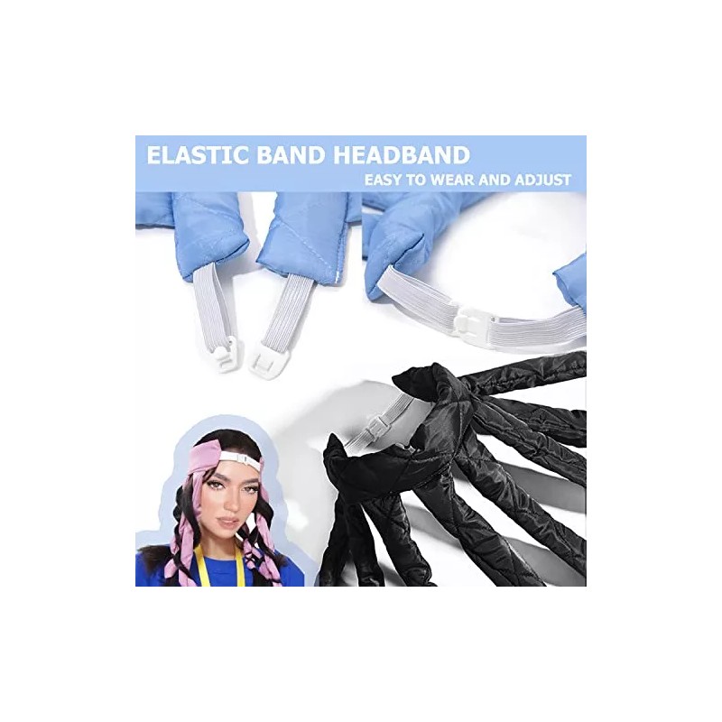 YIXIPAZH Rizador De Pelo Octopus, Diadema, Sin Calor, Sin Calor