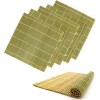 Tapete Para Sushi Bambu Natural Cocina 24 X 24 Cm