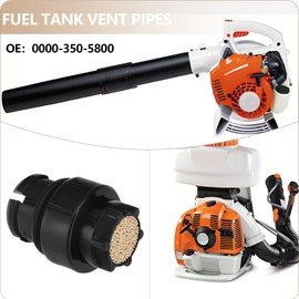 LT Easiyl 4pcs Fuel Tank Vent Chain Saw Lawn Mower Accessories 0000-350-5800 Compatible with Stihl BG45 BR500 FS100 HS82 SH55 SR200 Chain Saw Accessories