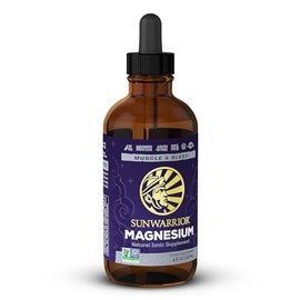 SUNWARRIOR | Magnesio Líquido Natural Iónico | Aditivo para Bebidas con Minerales para Apoyar el Cerebro, Músculos y el Corazón para Hombre y Mujer (1