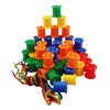 Colourful plastic cotton reels | Pack of 50 | Assorted