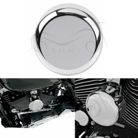 Unbranded Round Chrome Horn Cover For Harley Dyna Super Glide Fat Boy Touring Road King XL
