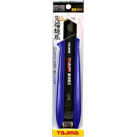 Tajima DCL500 VBCL Screwdriver Cutter, Auto Lock, Violet Blue, Compatible Replacement Blades, L-Shaped