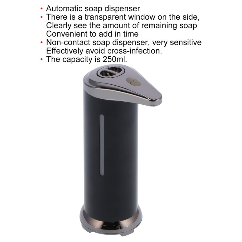 250ml Soap Dispenser Touchless Infrared Sensor Automatic Liquid Soap Dispenser