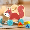 HABA Pulling Squirrel Wooden Shape Sorter and Pull Toy