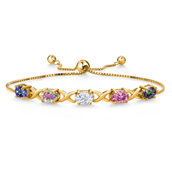 Gem Stone King 18K Yellow Gold Plated Silver Build your