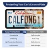CPProDilig 2 Pack License Plate Covers & Frames, Rust-Proof 4