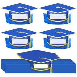 JUESMOS 24 PCS Kids Preschool Graduation Paper Caps Class of 2025 Adjustable Kindergarten Graduation Hats Pre-K Grad Headbands for Children Students Preschool Kindergarten Party Decorations Gifts