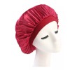 Dolores Gorro De Satén De Seda Para Dormir Sombrero,rojo,gorra Negra