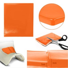 LisylineAuto Motorcycle Seat Gel Pad Car Driver Passenger Seat Cushion Shock Absorption Mats Soft Cooling DIY Gel Pad Comfort Long Sitting Office Chair Wheelchair Seat Cushion Orange (25 x 25 x 2cm)