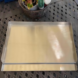 Cooking Griddle Plate for BBQ Grills, 23" x 16" Universal Stainless Steel Pre-Seasoned Nonstick Coating Griddle Pan Flat Top Grill Plate with Extra High Sidewalls for 4 Burner Range Oven