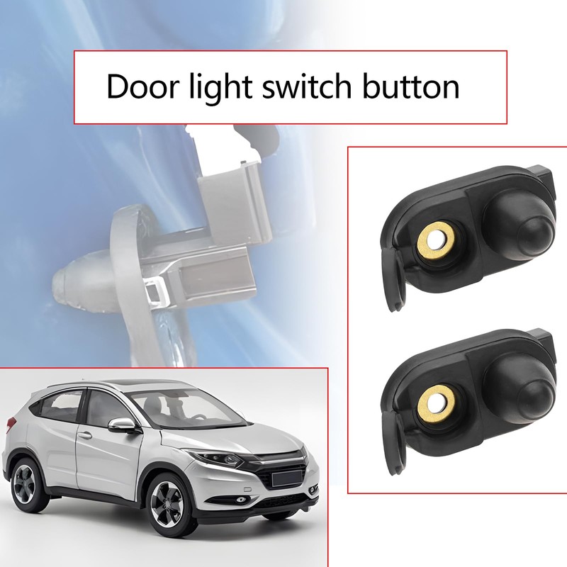 eMagTech 2Pcs Door Jamb Switch Interior Dome Light Push Buttons