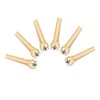 Alasum 6pcs Copper Guitar Bridge Pins Fork Guitar Bridge Pegs