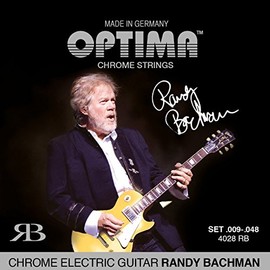 Randy Bachman Signature set of Optima Chrome Electric Guitar Strings