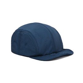 Clakllie Flat Brim Snapback Hat Waterproof Short Bill Hats Folding Quick Dry Hat Adjustable Baseball Cap Summer Outdoor Cap,Blue