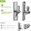 Insaga Cast Gate Hinges Heavy Duty, 304 Stainless Steel Wall