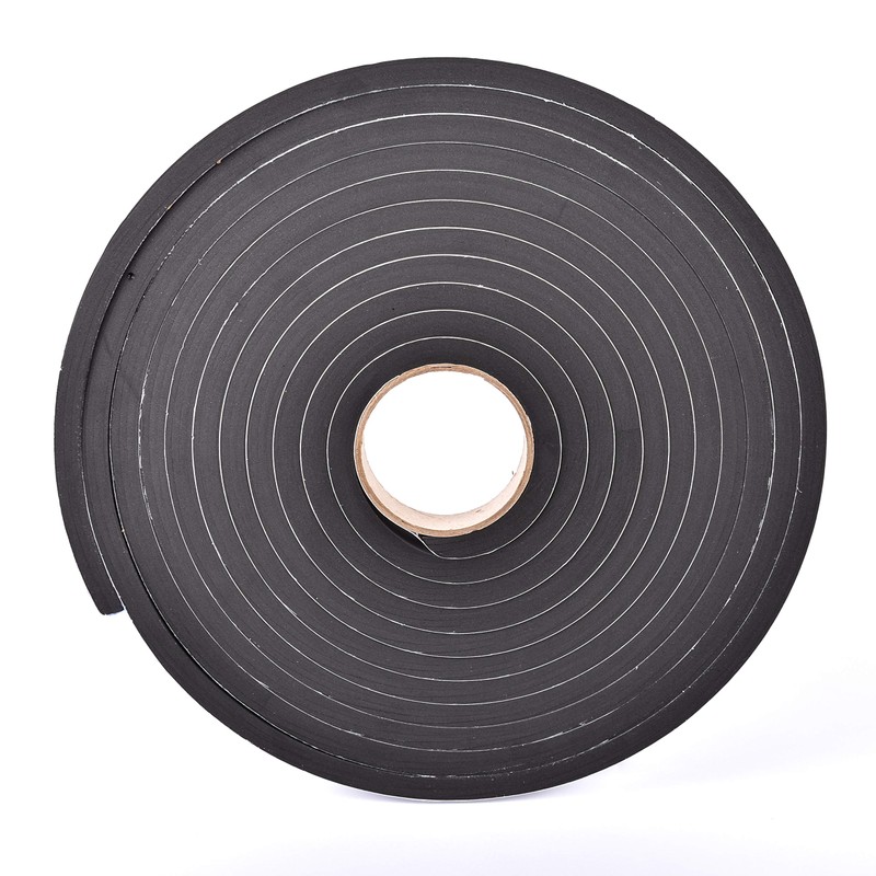Sponge Neoprene Stripping W/Adhesive 1-1/2in Wide X 1/2in Thick X