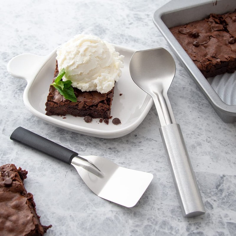 RADA Mini Dessert Server 7-1/2 Inch Stainless Steel Small Spatula
