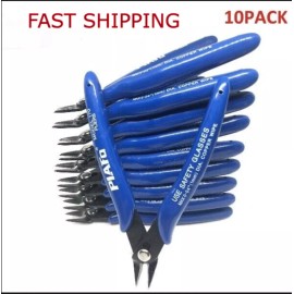 Plato 10PCS Plato Model 170 Flush Wire Cable Cutter Cutting Snips Pliers Side DIY Tool